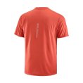 T-SHIRT MANICHE CORTE SENSE AERO UOMO BRIQUE - SALOMON