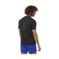 T-SHIRT SENSE AERO MANICHE CORTE UOMO NERO - SALOMON