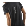 T-SHIRT MANICHE CORTE SENSE AERO DONNA NERO - SALOMON