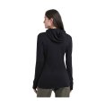 GIACCA MERINO 260 QUANTUM IV CON CAPPUCCIO DONNA - ICEBREAKER