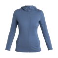 GIACCA MERINO 260 QUANTUM IV CON CAPPUCCIO DONNA - ICEBREAKER
