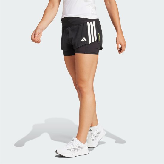 ADIDAS - PANTALONCINO ADIZERO 2IN1 DONNA