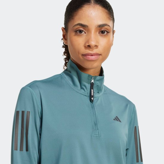 ADIDAS - GIACCA MEZZA ZIP OWN THE RUN DONNA