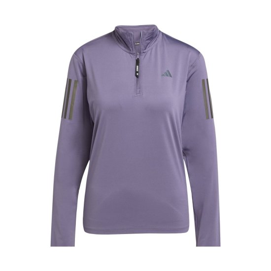 ADIDAS - Pile mezza zip Pwn the Run donna