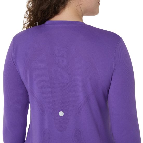 ASICS - Maglietta a maniche lunghe senza cuciture Road donna
