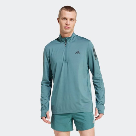 ADIDAS - GIACCA MEZZA-ZIP OWN THE RUN UOMO