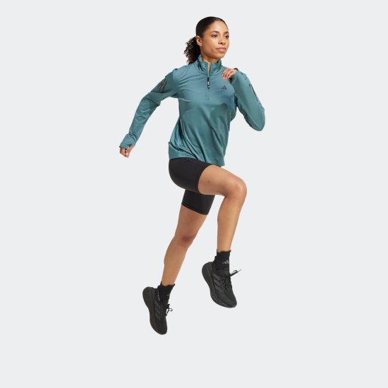 ADIDAS - GIACCA MEZZA ZIP OWN THE RUN DONNA