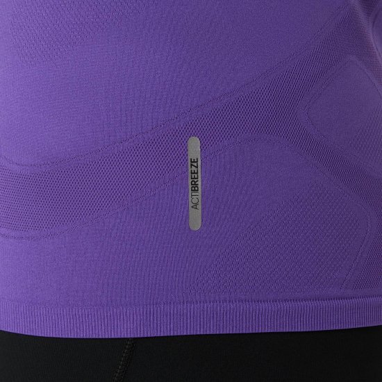 ASICS - Maglietta a maniche lunghe senza cuciture Road donna