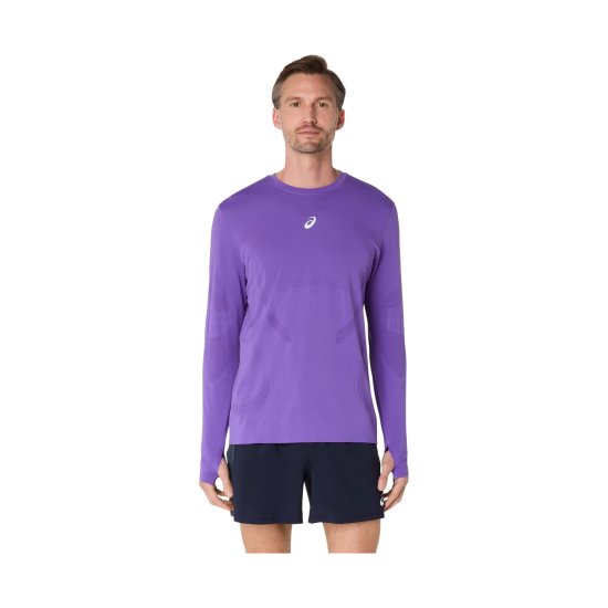 ASICS - Maglietta a maniche lunghe senza cuciture Road uomo