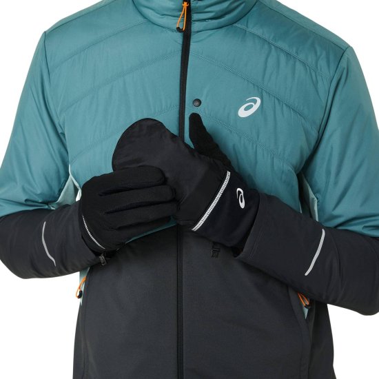 ASICS - Guanti da corsa antivento