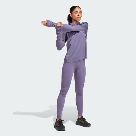 ADIDAS - Pile mezza zip Pwn the Run donna