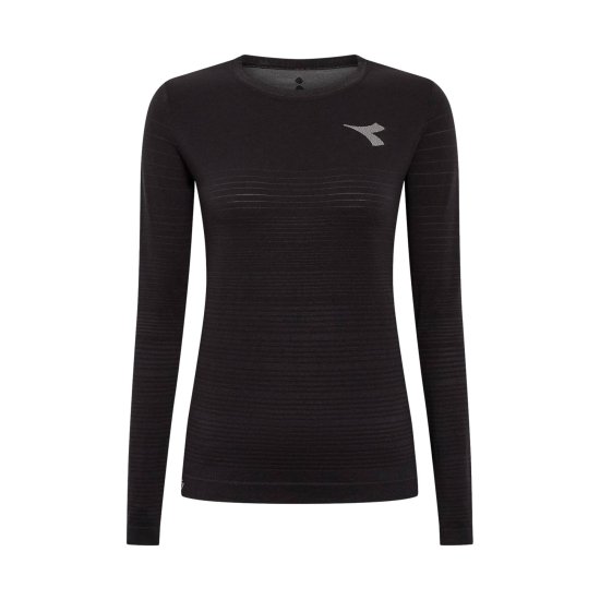 DIADORA - T-shirt a maniche lunghe Stratouno donna