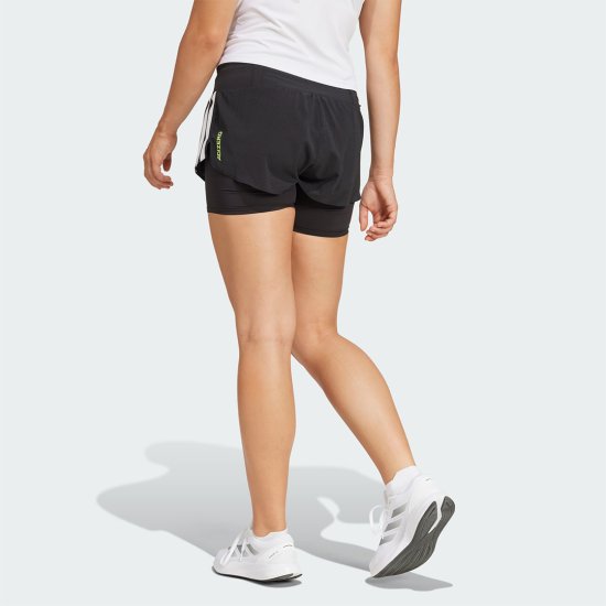 ADIDAS - PANTALONCINO ADIZERO 2IN1 DONNA