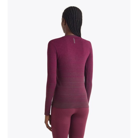 DIADORA - T-shirt a maniche lunghe Stratouno donna