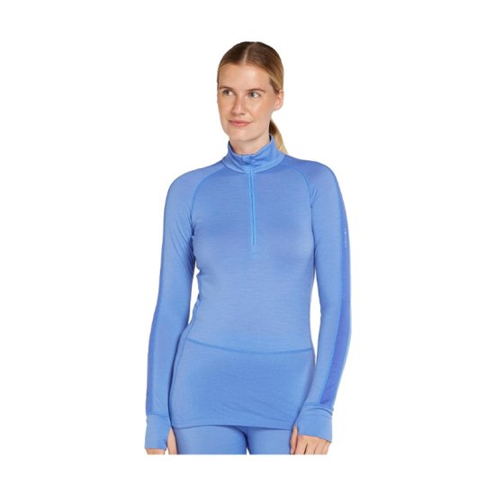 ICEBREAKER - MAGLIA INTIMA MERINO ZONEKNIT 200 MEZZA ZIP DONNA