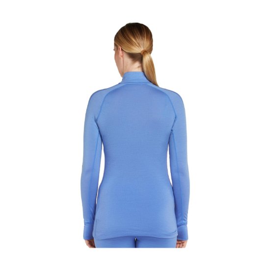 ICEBREAKER - MAGLIA INTIMA MERINO ZONEKNIT 200 MEZZA ZIP DONNA