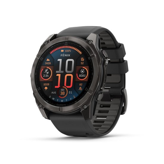 GARMIN - Fenix 8 Amoled Sapphire Titane