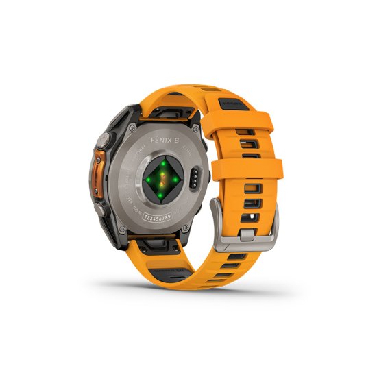 GARMIN - Fenix 8 Amoled Sapphire Titane