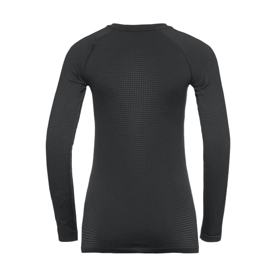 ODLO - MAGLIA TERMICA PERFORMANCE GIROCOLLO NERA DONNA