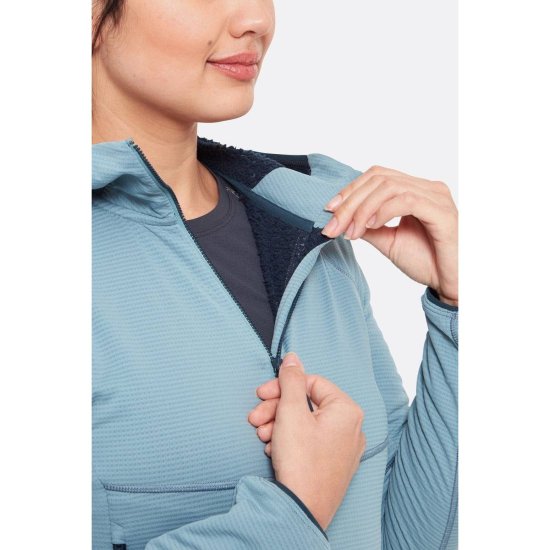 Rab - Pile con cappuccio Evolute donna