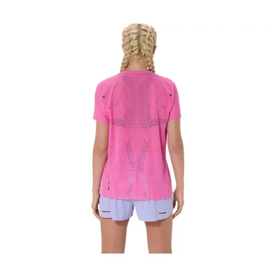 ASICS - T-SHIRT MANICHE CORTE METARUN DONNA ROSA