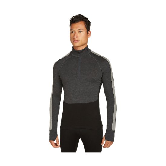 ICEBREAKER - MAGLIA INTIMA ZONEKNIT MERINO 260 MEZZA ZIP UOMO