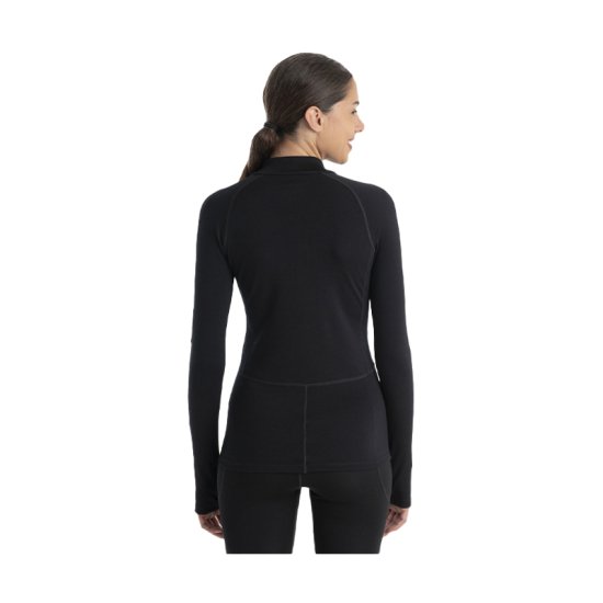 ICEBREAKER - MAGLIA TERMICA MERINOFINE POLAR 300 MEZZA ZIP DONNA