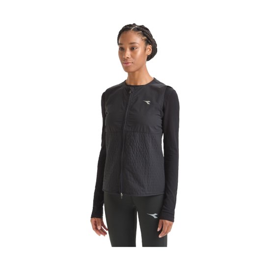 DIADORA - GILET SMANICATO TECH PADDED RUN CREW DONNA