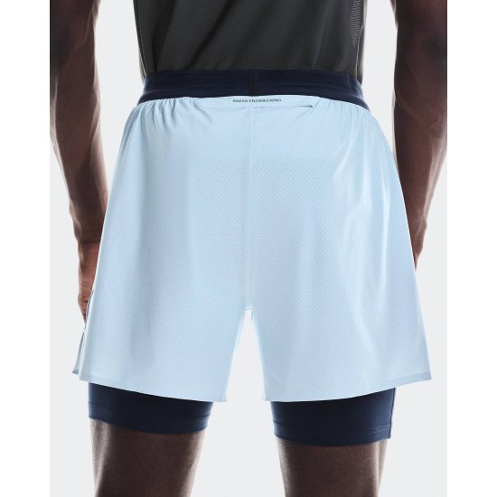 ON - PANTALONCINO 2 IN 1 PERFORMANCE 5" UOMO