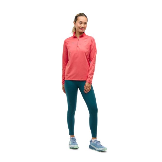 HOKA - Maglia a maniche lunghe mezza-zip GLIDETECH donna