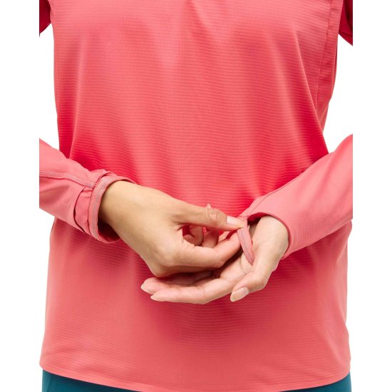 HOKA - Maglia a maniche lunghe mezza-zip GLIDETECH donna