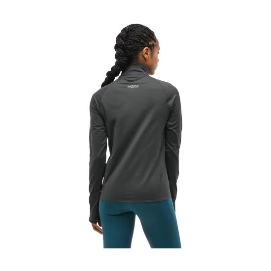 HOKA - Maglia a maniche lunghe mezza-zip GLIDETECH donna