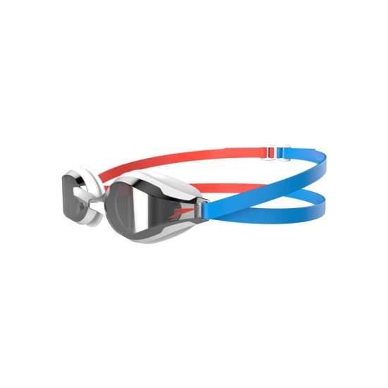 SPEEDO - OCCHIALINI DA NUOTO FASTSKIN SPEEDSOCKET 2 MIROIR BLU/ROSSO