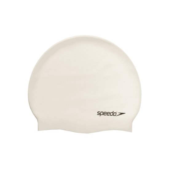 SPEEDO - CUFFIA DA NUOTO FLAT SILICONE P12 BIANCA