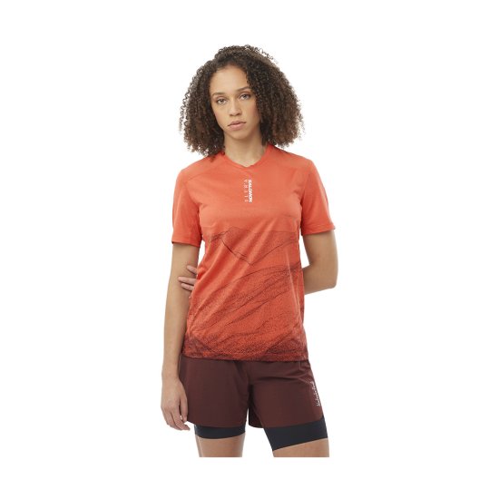 SALOMON - Maglia S/Lab Ultra AOP donna