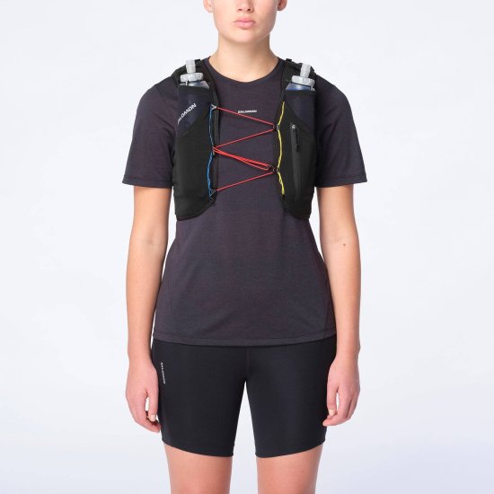 SALOMON - ZAINO D'IDRATAZIONE ADV SKIN 5 RACE FLAG CON FLASQUES
