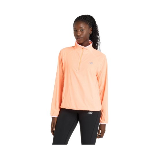 NEW BALANCE - MAGLIA ULTRA LIGHT MEZZA ZIP DONNA