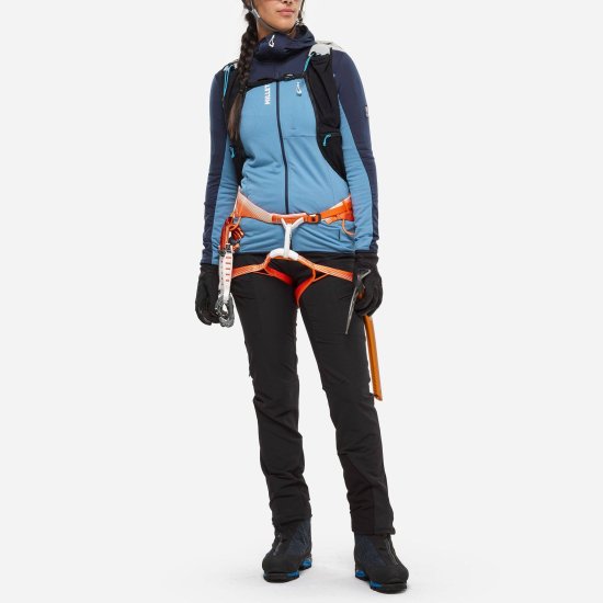 MILLET - Pile Trilogy Icon Lightgrid con cappuccio donna