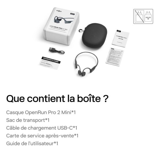 SHOKZ - Cuffie audio OpenRun Pro 2 Mini