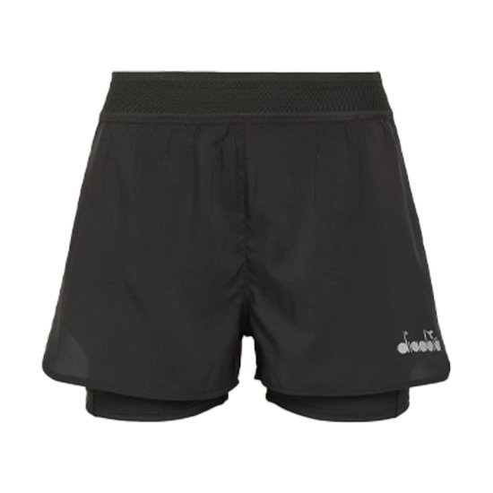 DIADORA - PANTALONCINO DOPPIO STRATO DONNA