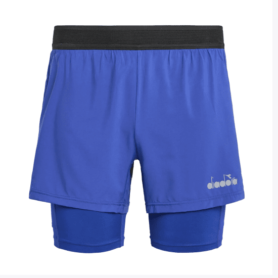 DIADORA - PANTALONCINO A DOPPIO STRATO UOMO