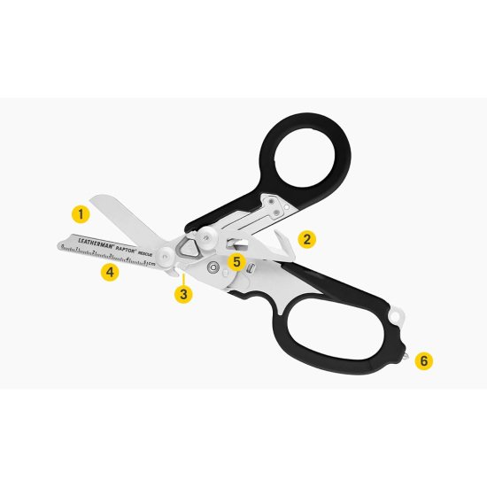 LEATHERMAN - FORBICI RAPTOR NERO ARANCIONE IN SCATOLA