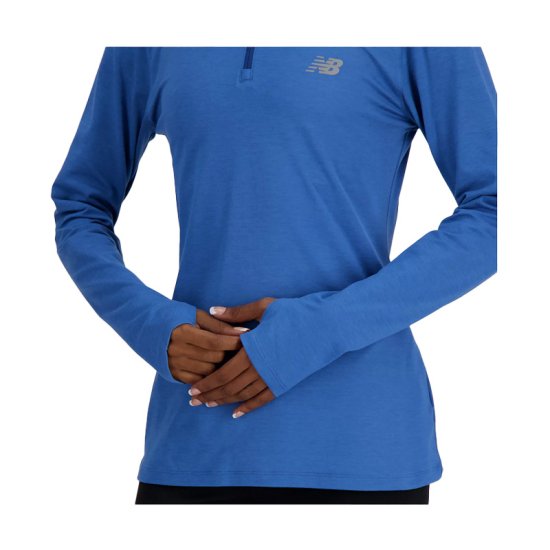 NEW BALANCE - PULLOVER SPORT ESSENTIALS SPACE DYE 1/4 ZIP DONNA