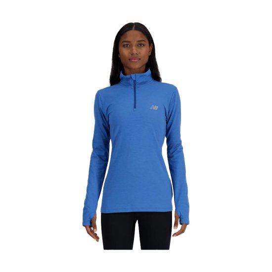 NEW BALANCE - PULLOVER SPORT ESSENTIALS SPACE DYE 1/4 ZIP DONNA