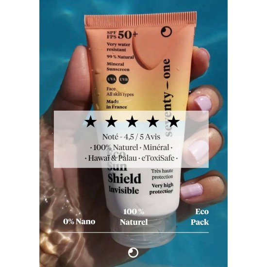 SEVENTY ONE - CREMA SOLARE SPF 50+ ECO SUN SHIELD INVISIBILE