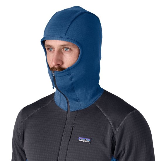 PATAGONIA - PILE R1 PULL-OVER CON CAPPUCCIO UOMO