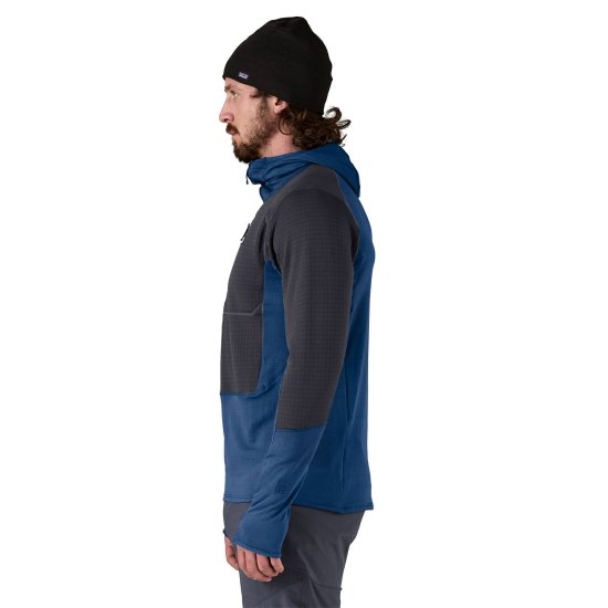 PATAGONIA - PILE R1 PULL-OVER CON CAPPUCCIO UOMO