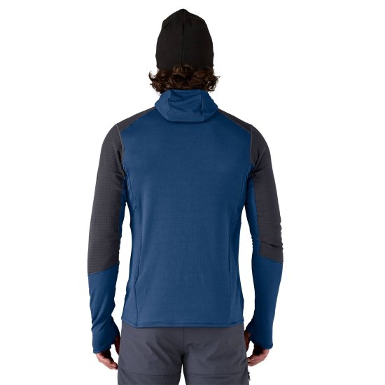 PATAGONIA - PILE R1 PULL-OVER CON CAPPUCCIO UOMO