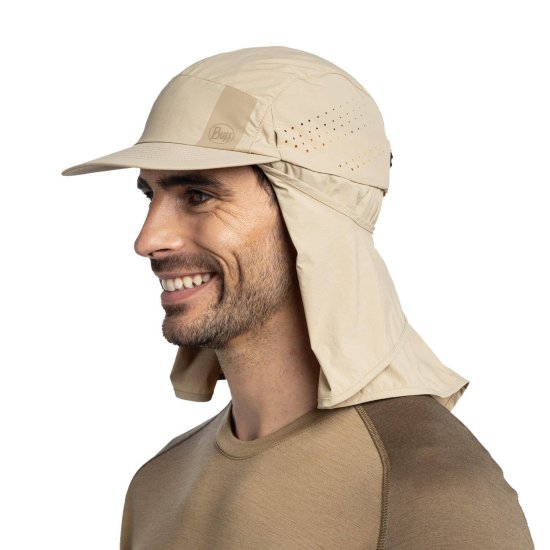 BUFF - Cappellino da deserto Solid Birch Grey
