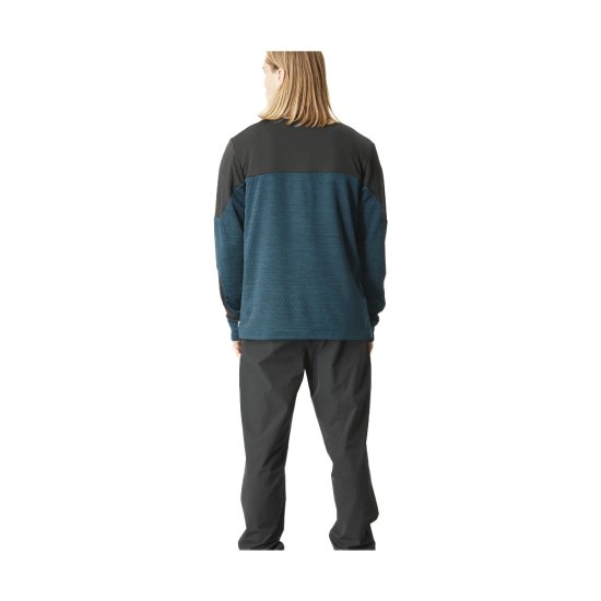 PICTURE - PILE LOKKA GRID 1/4 ZIP UOMO